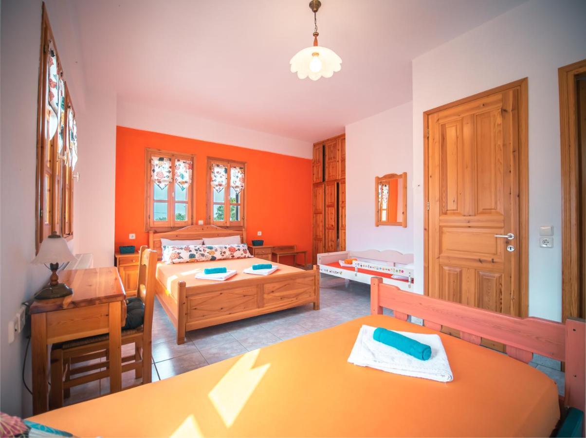 Orange House For Big Families In Damouchari - Delicious Houses Exterior foto